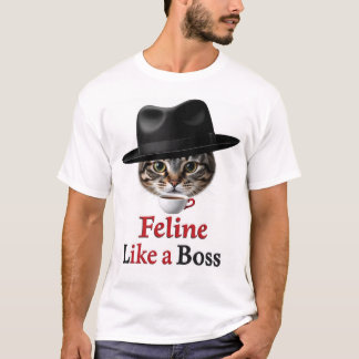 Katzen wie ein Boss - Katzen-Geschenk T-Shirt