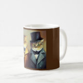 Katzen wie Holmes und Watson Kaffeetasse (VorderseiteRechts)