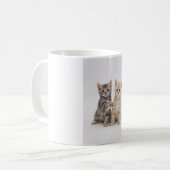 Katzen-Willkommen Kaffeetasse (Vorderseite Links)