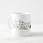 Katzen - Wir sind alle tot Kaffeetasse (Vorderseite Links)