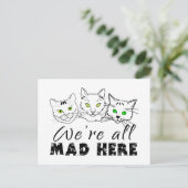 Katzen - Wir sind alle tot Postkarte (Stehend Vorderseite)