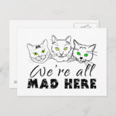 Katzen - Wir sind alle tot Postkarte (Vorne/Hinten)