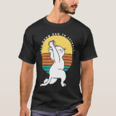 Katzen wissen, wie Retro-Yoga-Katzen gegenwärtig a T-Shirt (Vorderseite)