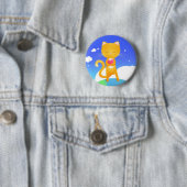 Katzen wollen Weltfrieden - Button-Abzeichen Button (Beispiel)