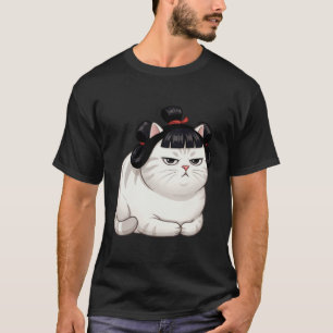 Katzen-Workout Dicke Fitness Lustige Faul Niedlich T-Shirt