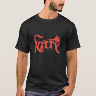 Katzen-Wort-Art-Shirt für Männer T-Shirt
