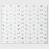 Katzen-Wrap-Papier Geschenkpapier (Flach)