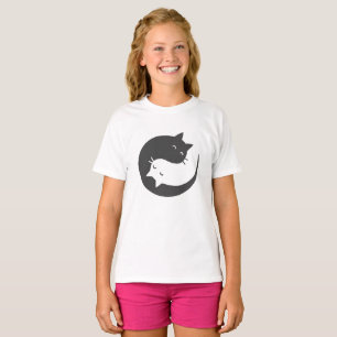Katzen Yin und Yang mandala - Wählen Sie Hintergr T-Shirt