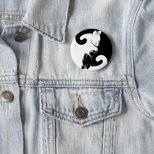 Katzen yin Yang Button (Beispiel)