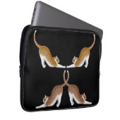 Katzen-Yoga-Elektronik-Tasche Laptopschutzhülle (Vorne Rechts)