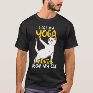 Katzen-Yoga-Zitat Zen-Meditation Spirituell Namast T-Shirt