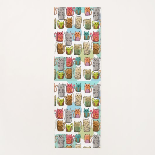 Katzen! Yogamatte (Vorderseite)