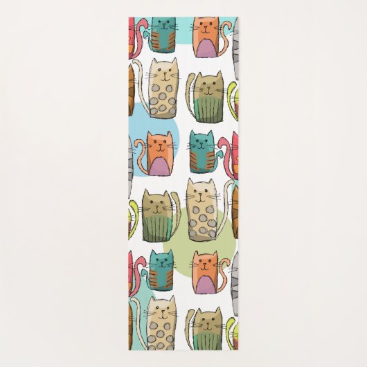 Katzen! Yogamatte (Rückseite)