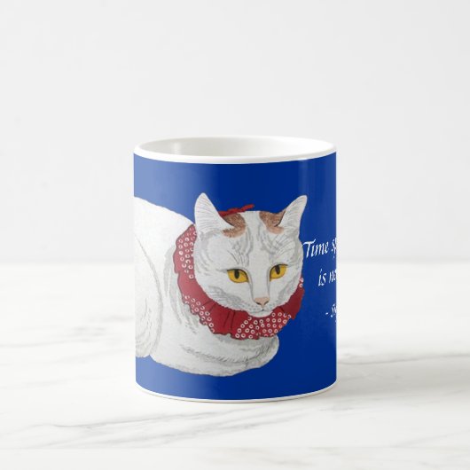 Katzen-Zeit-Tasse Kaffeetasse (Mittel)