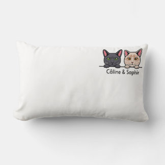 Katzen zu Hause Lendenkissen