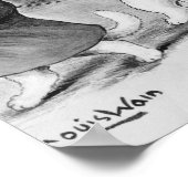 Katzen zu Weihnachten Louis Wain Poster (Ecke)