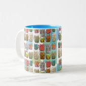 Katzen! Zweifarbige Tasse (Vorderseite Links)