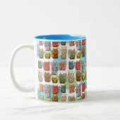 Katzen! Zweifarbige Tasse (Links)