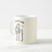 Katzenabenteuer Kaffeetasse (Vorderseite Links)