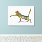 KatzenAbstrakt Leinwanddruck (Insitu (Holzboden))