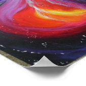 KatzenAbstrakt Poster (Ecke)