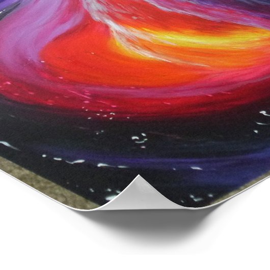 KatzenAbstrakt Poster (Ecke)