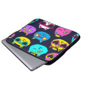 KatzenAbzeichen, Pop, Spinnstoffe Laptopschutzhülle (Vorne Knopf)