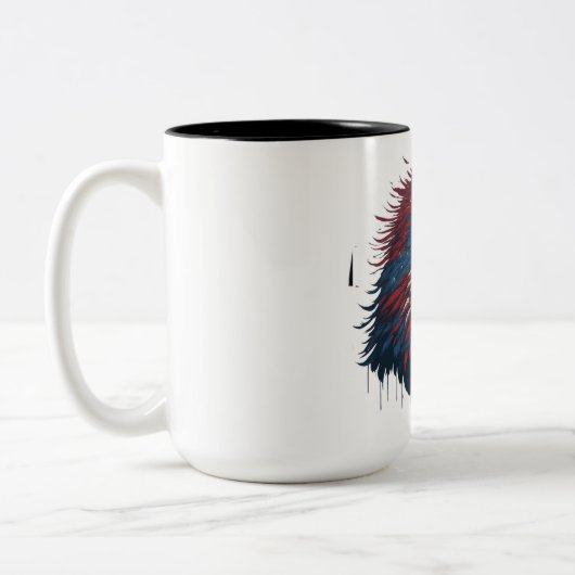 Katzenadler Zweifarbige Tasse (Links)