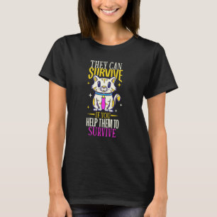 Katzenadoption Tierrettung Tierrechtsrettung  1 T-Shirt