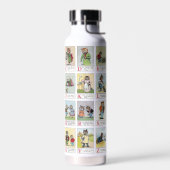 Katzenalphabet, Louis Wain Trinkflasche (Links)