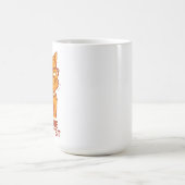 Katzenanalytiker – Lustiger Retro-Katzen-Geschenkb Kaffeetasse (Mittel)