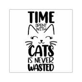 Katzenangebot Gummistempel (Prägung)