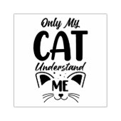 Katzenangebot Gummistempel (Prägung)