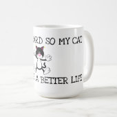 Katzenangebot Kaffeetasse (VorderseiteRechts)