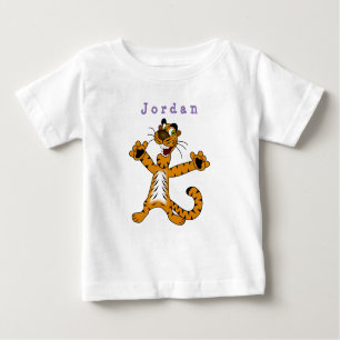Katzenanzug lustig , Katzentiger . Babybodyanzug Baby T-shirt