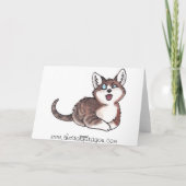 Katzenapologie Karte (Rückseite)