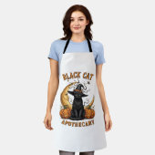 Katzenapothecary - Halloween Witchy Moon & Pum Schürze (Getragen)