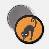 Katzenärmellose Magnet (Vorderseite/Rückseite)