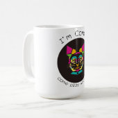 Katzenart Pop Kaffeetasse (Vorderseite Links)