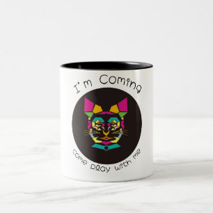 Katzenart Pop Zweifarbige Tasse