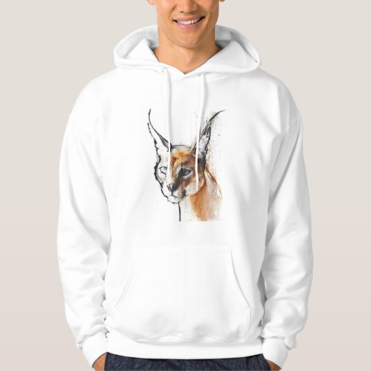 Katzenartig Hoodie (Vorderseite)