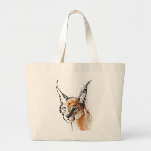 Katzenartig Jumbo Stoffbeutel