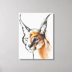 Katzenartig Leinwanddruck