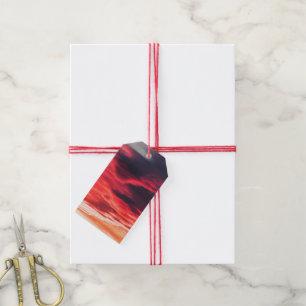 katzenartige Welle Geschenkanhänger