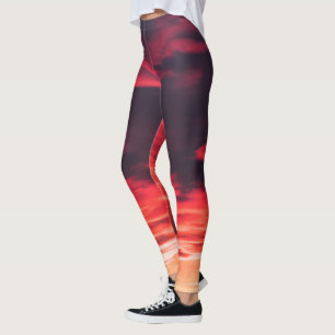 katzenartige Welle Leggings