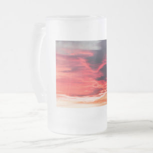 katzenartige Welle Mattglas Bierglas