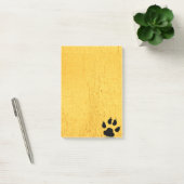 Katzenartiger Abdruck Post-it Klebezettel (Büro)