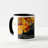 Katzenartiger Aberglaube Tasse (Vorderseite Links)