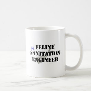 Katzenartiger Hygiene-Ingenieur Kaffeetasse