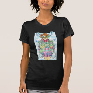 Katzenartiger Maskerade-T - Shirt